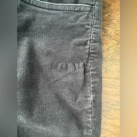 Eileen Fisher Organic Cotton Tencel Stretch Corduroy Pant Gray Size 6 *Read - Picture 3 of 11